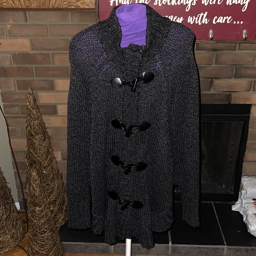 Michael Kors batwing sweater with zipper